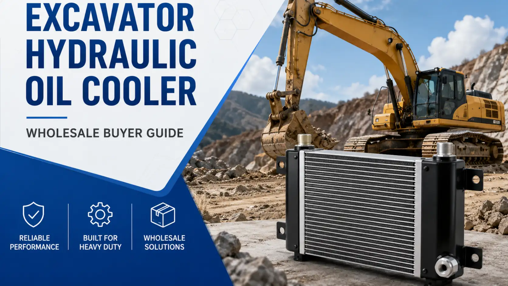 Excavator Hydraulic Oil Cooler.webp