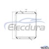 4466040 Hitachi ZX450-6 Water Tank Radiator Core