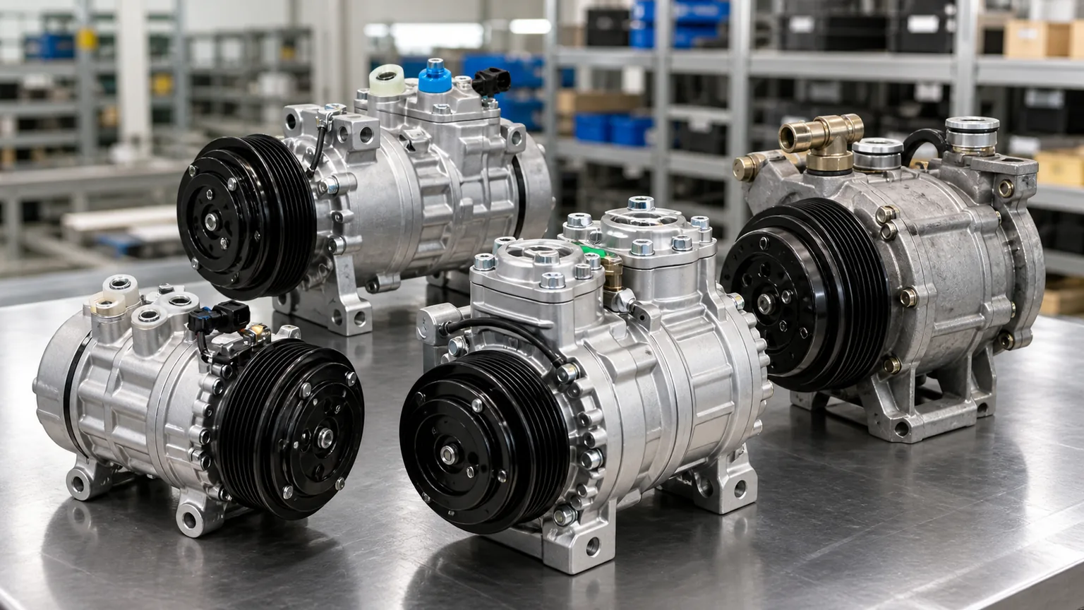 Automotive air conditioning compressors for Thai passenger cars, pickup trucks, commercial vehicles, and agricultural equipment