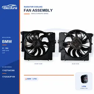 Radiator Cooling Fan Assembly for BMW E84 600W 17427545366 Bulk Supply