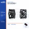 Radiator Cooling Fan Assembly for Mercedes-Benz W246 / W176 400W A2465000064 Bulk Supply