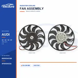 Radiator Cooling Fan for Audi A6 C6 / A4 8E0959455M Bulk Supply
