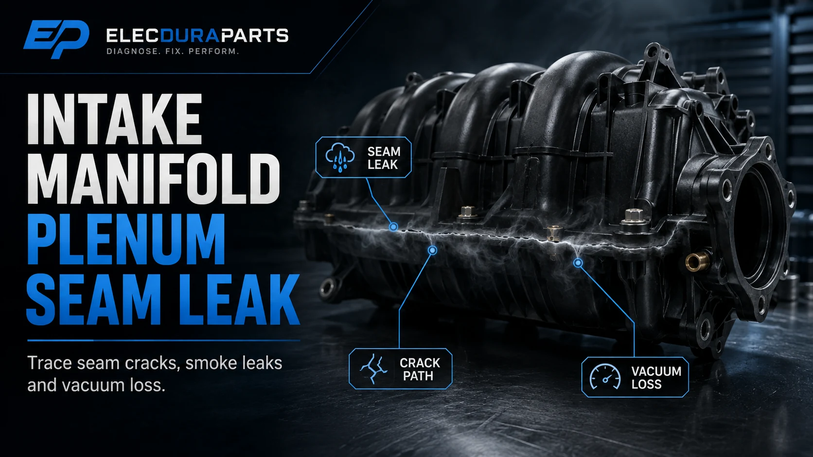 Intake Manifold Plenum Seam Leak: Smoke-Test Patterns and Repair Limits