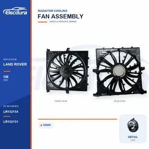 Radiator Cooling Fan Assembly for Land Rover Range Rover 1000W LR152154 Bulk Supply