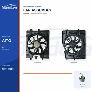 Radiator Cooling Fan Assembly for AITO M7 1308100SE01 Bulk Supply