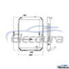 11N6-44210 Hyundai R225-7 Radiator Total Assembly