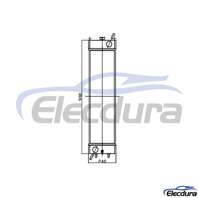 203-03-71771 KOMATSU PC130-7 Radiateur