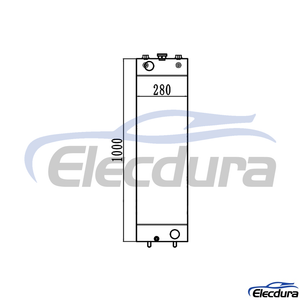 21K-03-71114 KOMATSU PC160-7 Radiator