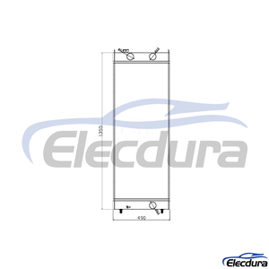 21M-03-21110 Komatsu PC650-8/PC600-8 Water Tank Radiator Core