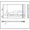 PC3965P Acura ILX 2013-2022 Skraplacz klimatyzacji