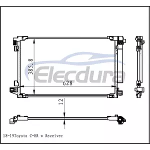 88450-F4010 Toyota C-Hr 2018-2019 A/C Condenser