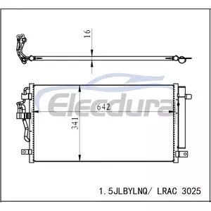 8010054000 Zesp&oacute;ł skraplacza klimatyzacji Geely Coolray 2018+