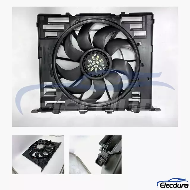 17427953401 BMW Brushless Radiator Cooling Fan Assembly aftermarket wholesale replacement