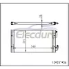 Universeller Klimakondensator 12' &times; 23' Zoll mit 26 mm Kern