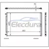 Συμπυκνωτής Universal A/C 440 &times; 660 &times; 18 mm
