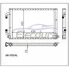 Universal A/C Condenser 454 &times; 303 &times; 26 mm