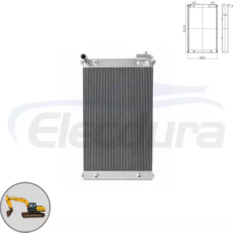 Hyundai R210-9 hydraulic oil cooler 11N6-43031 wholesale supplier