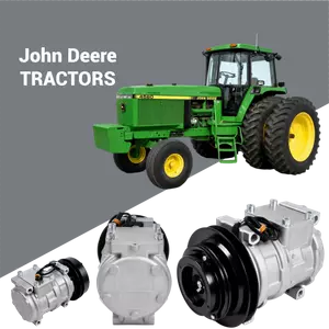 RE55422 John Deere A/C compressor aftermarket replacement for wholesale equipment parts supply