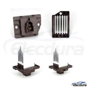 IATF 16949 certified blower motor regulator 97235-1E000 with aluminum heat sink for Hyundai Santa Fe and Kia Sorento.