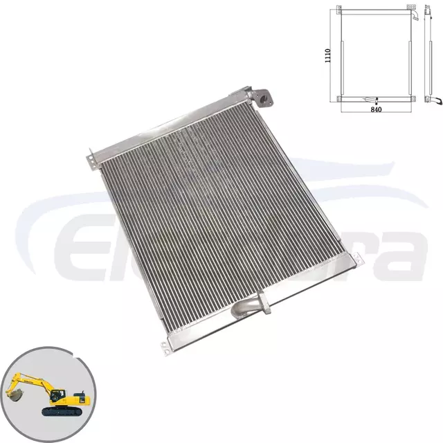 Pendingin oli hidrolik Komatsu PC300-6 PC350-6 207-03-61110 tampilan inti untuk pemasok grosir dan distributor pesanan massal.