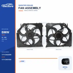Radiator Cooling Fan Assembly for BMW E83 400W 17113452509 Bulk Supply