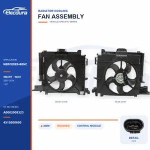 Radiator Cooling Fan Assembly for Mercedes-Benz W451 300W A0002009323 Bulk Supply
