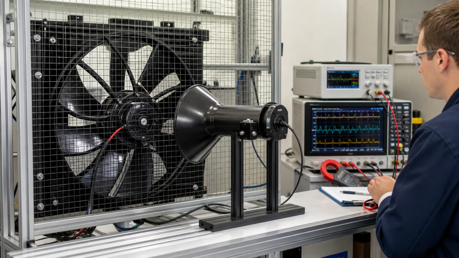 Radiator fan motor current and PWM control validation