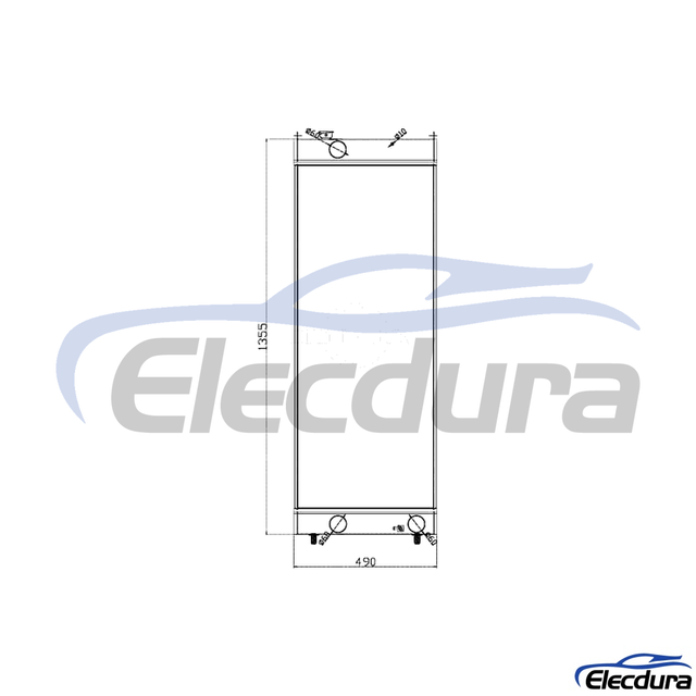 21M-03-21120 KOMATSU PC650-8/PC600-8 Chladič