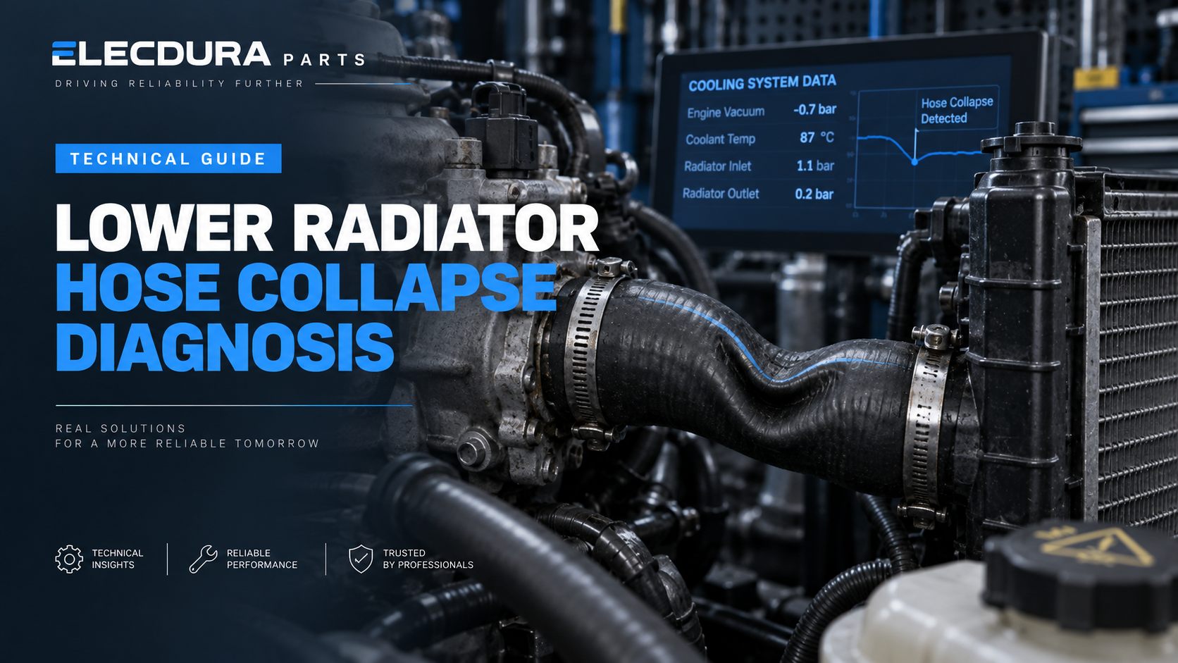 Lower Radiator Hose Collapse: Inlet Suction, Reinforcement Spring, and Cap Return