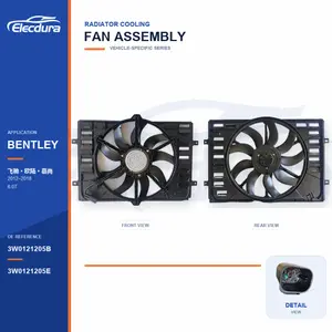 Radiator Cooling Fan Assembly for Bentley Flying Spur / Continental 3W0121205B Bulk Supply