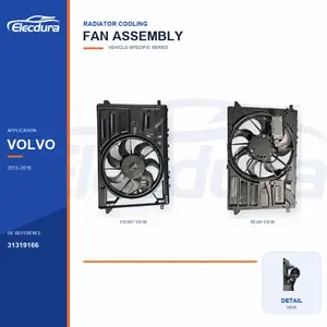 Radiator Cooling Fan Assembly for Volvo V40 31319166 Bulk Supply