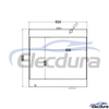 206-03-41110 KOMATSU PC220-1 Radiator