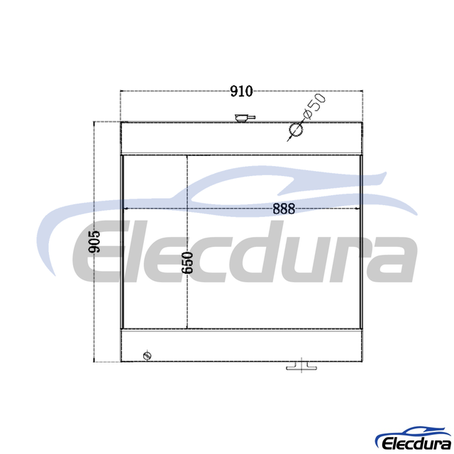 206-03-41110 KOMATSU PC220-1 Radiator