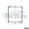 193-2767 CAT E320C Old Version Radiator