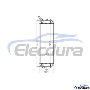 4650352 HITACHI ZX200-3 Radiator