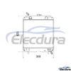 4428333 HITACHI EX30 Radiator