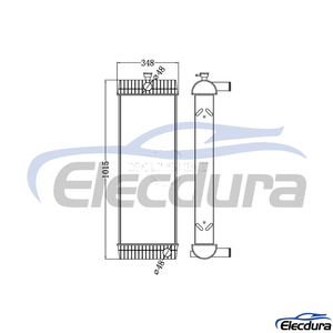 11Q4-44021 HYUNDAI R150-9 Radiator