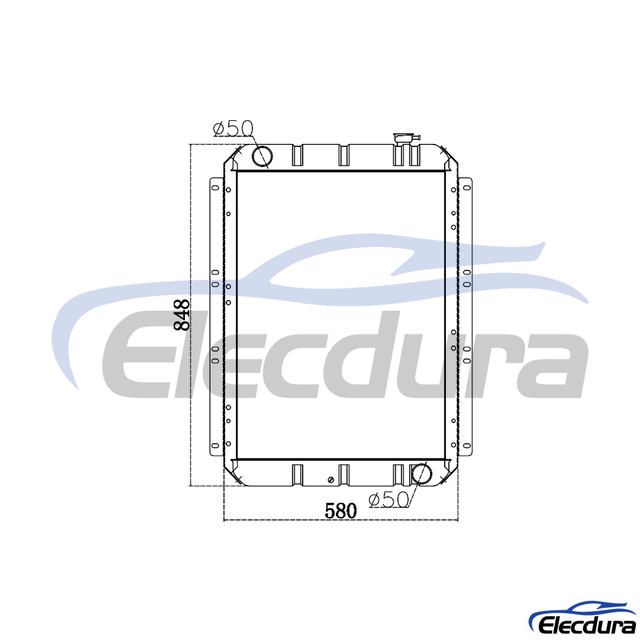 LP05P00003F1 KOBELCO SK120-5/120-3 Radiator