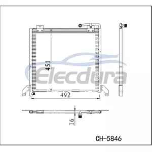 4635000654 Mercedes-Benz W463 2005-2018 A/C Condenser