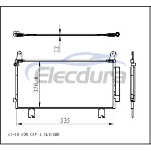 80100TLAA01 Honda C R V 2017-2018 1.5T A/C Condenser