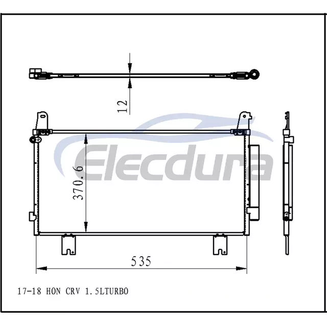80100TLAA01 Honda C R V 2017-2018 1.5T A/C Condenser