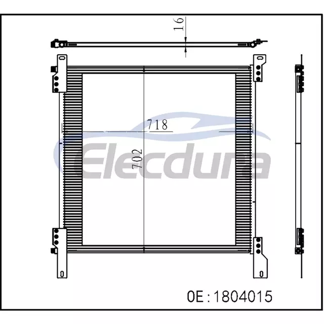 1803809 Peterbilt 357 1995-2007 A/C Condenser