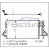976064R000 Hyundai Optima-Hybrid 2011-2016 HYBRYDOWY Zesp&oacute;ł skraplacza klimatyzacji, rdzeń 16 mm