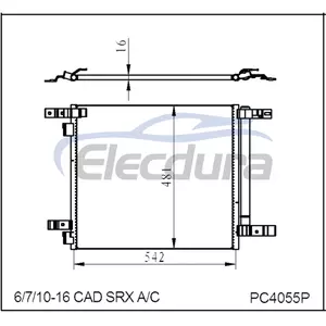 20981270 Cadillac SRX 2010-2016 Klima Kondansat&ouml;r&uuml;