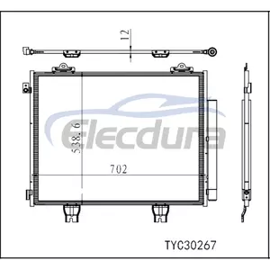 80100-T90-A01 Honda Pilot 2023-2024 A/C Condenser Assembly