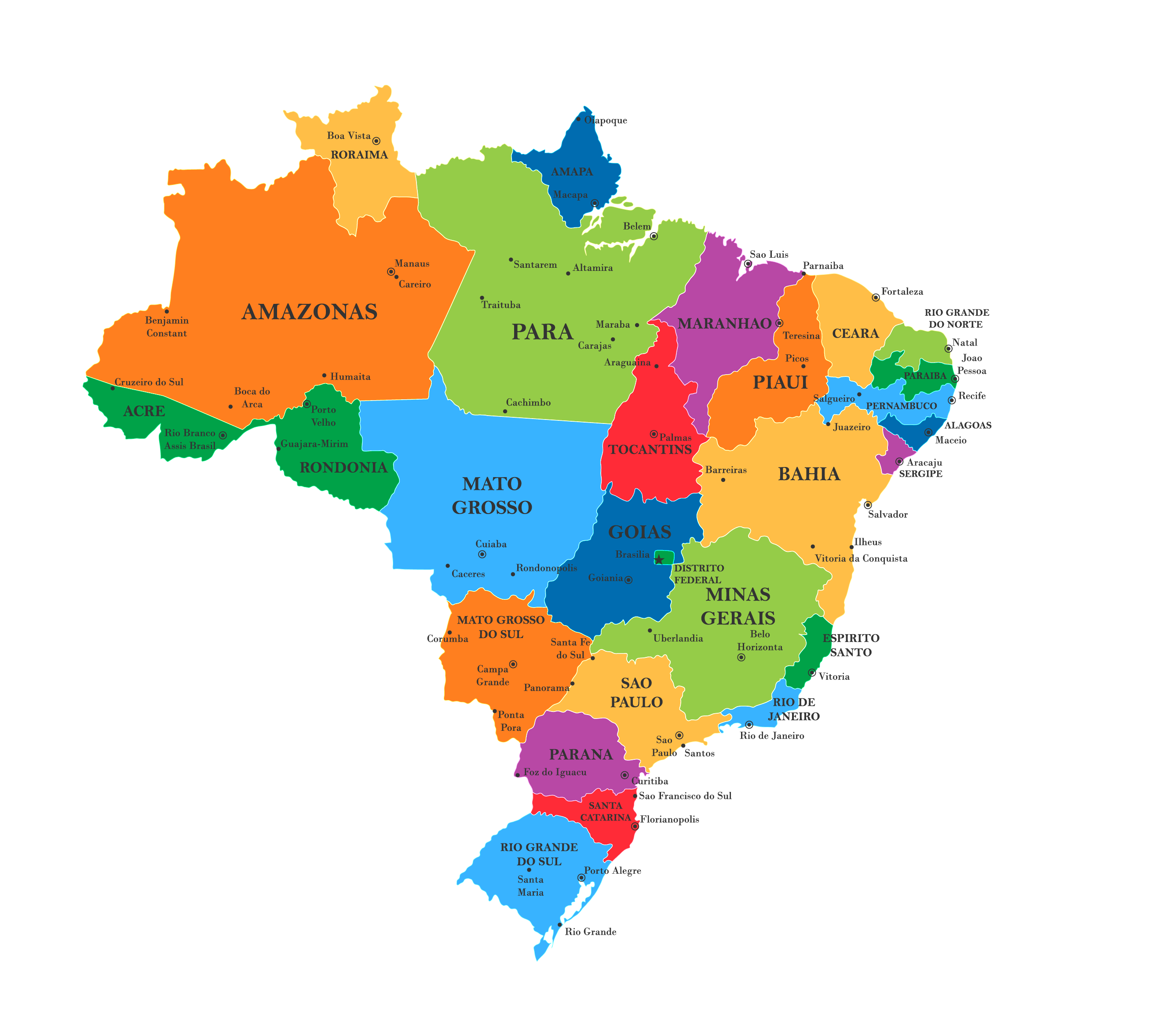 Brazil market overview map for engine valve cover sourcing (importers & distributors)