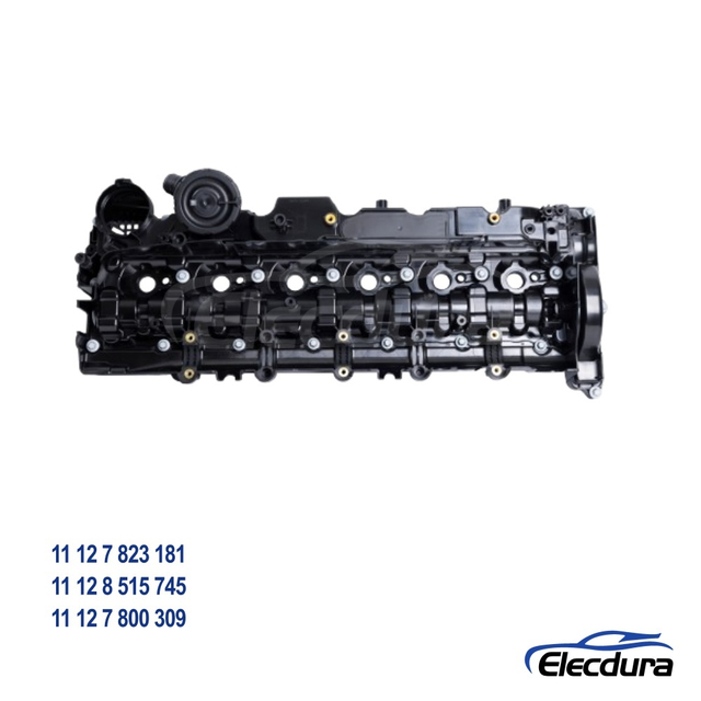 BMW engine valve cover 11127823181 for N55 engine used in 3 Series F30, 5 Series F10 and X5 F15 aftermarket OEM replacement