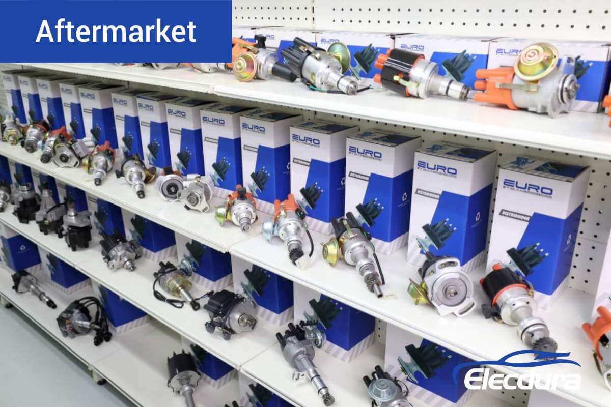 aftermarket automotive electrical parts showroom display wholesale supplier