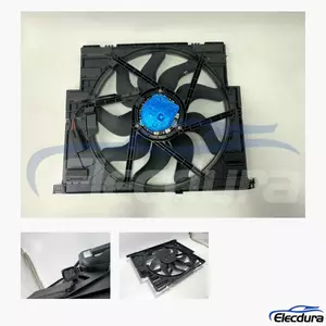 17428591443 BMW Brushless Radiator Cooling Fan Assembly aftermarket wholesale replacement