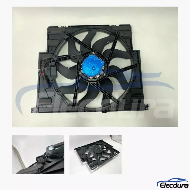 17428591443 BMW Brushless Radiator Cooling Fan Assembly aftermarket wholesale replacement